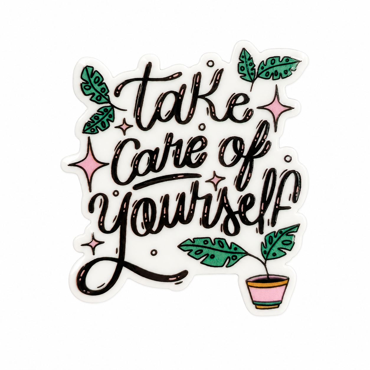 Take Care Of Yourself | Plastic Add-On - BadgeSmith