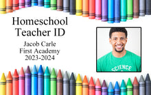 Load image into Gallery viewer, Homeschool Teacher ID Card - BadgeSmith
