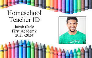 Homeschool Teacher ID Card - BadgeSmith