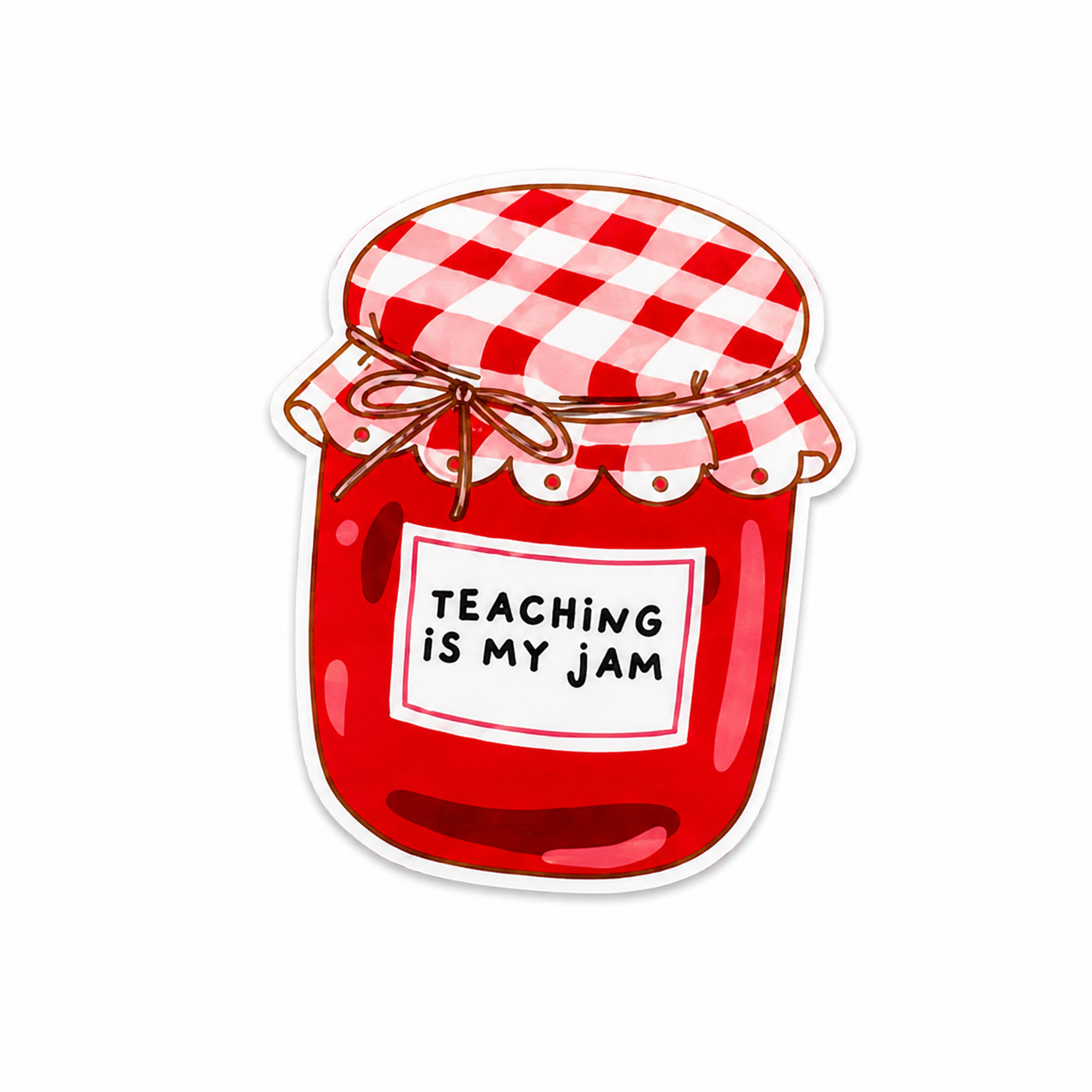 Teaching Is My Jam | Plastic Add-On - BadgeSmith