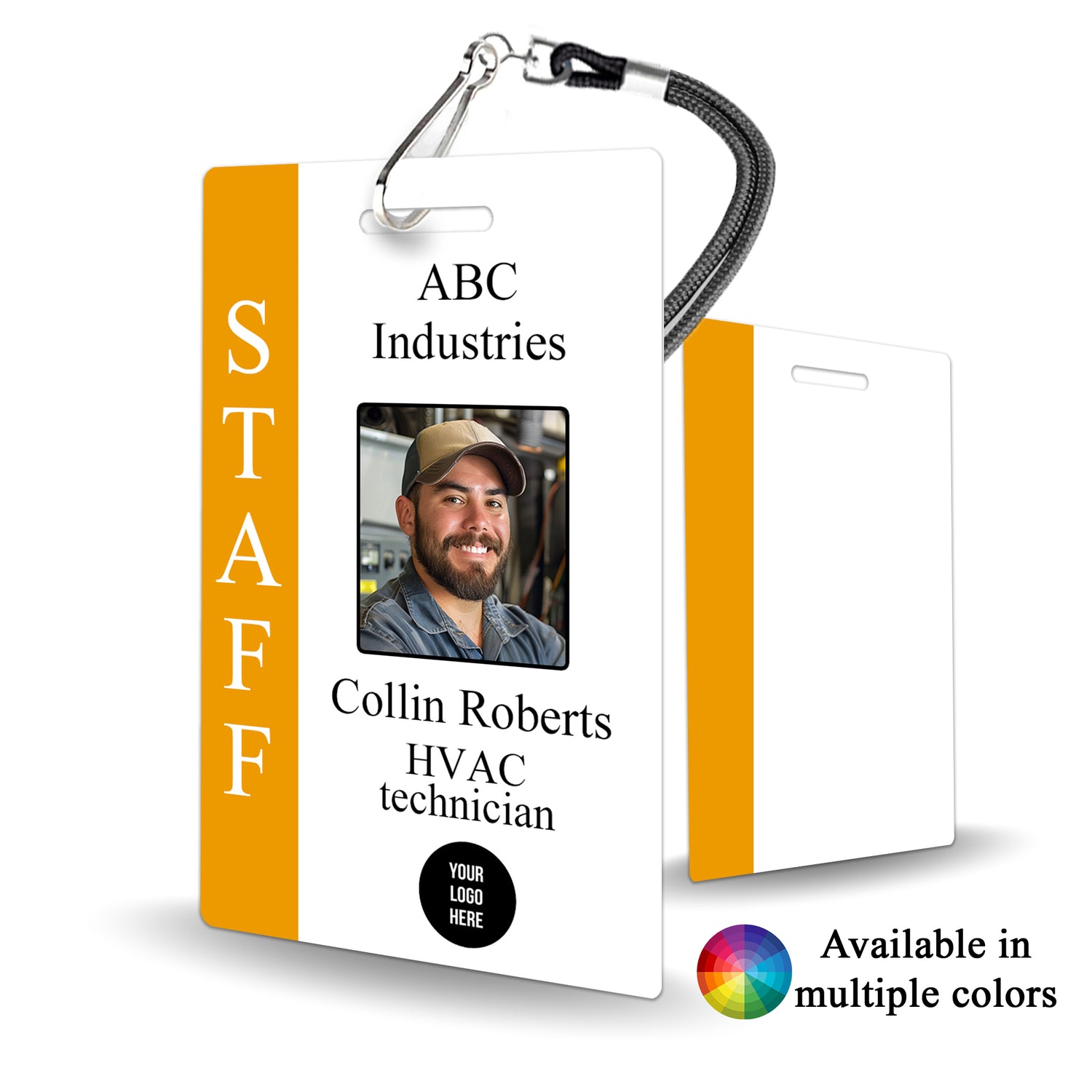 Technician Badge for Construction and Trade Workers Custom - BadgeSmith