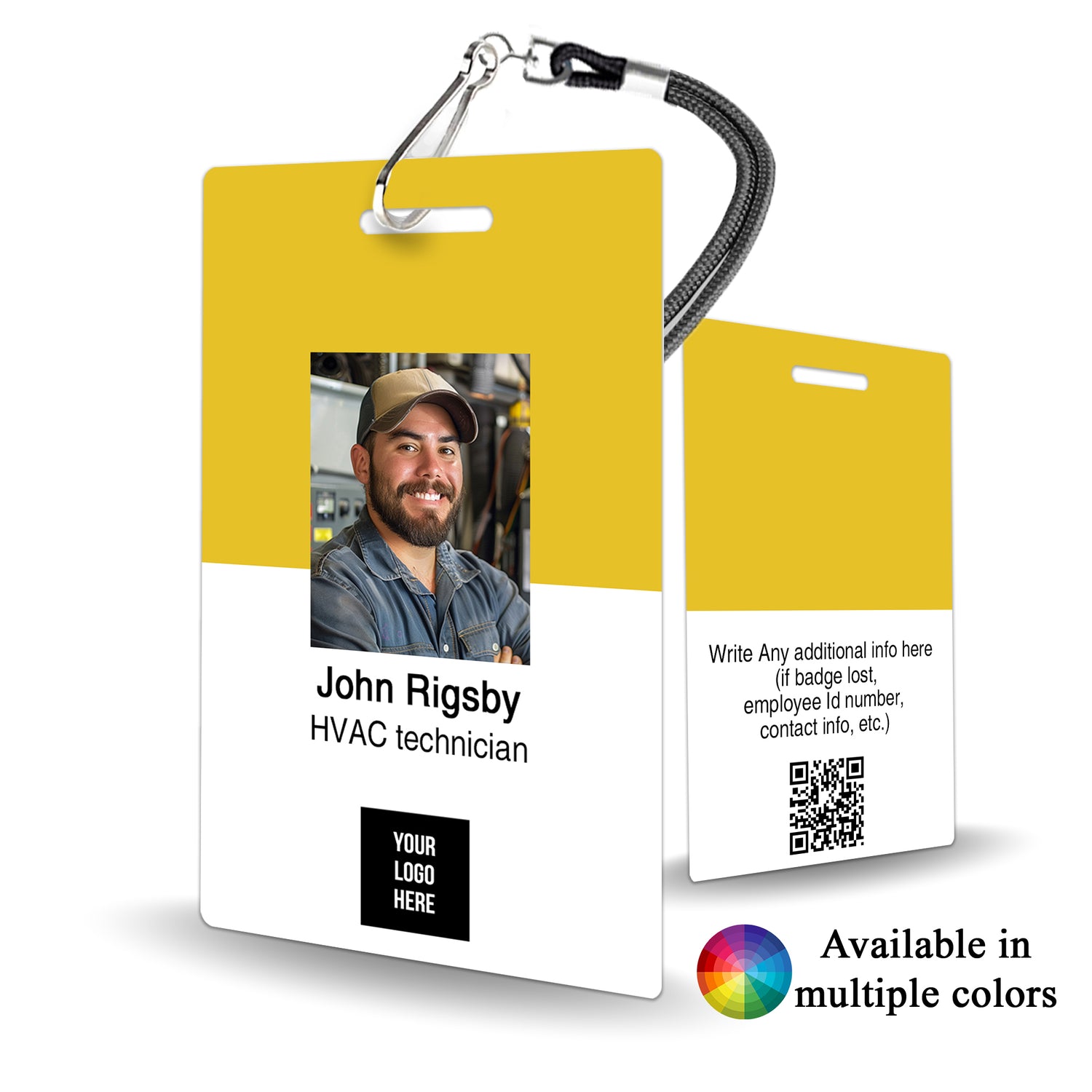 Technician Staff Badge for Construction and Trade Workers Custom - BadgeSmith