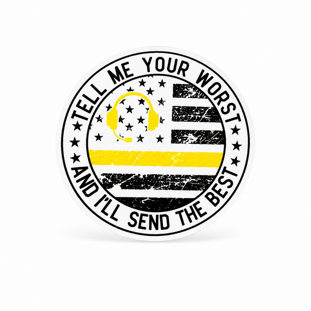 Tell Me Your Worst | Plastic Add-On - BadgeSmith