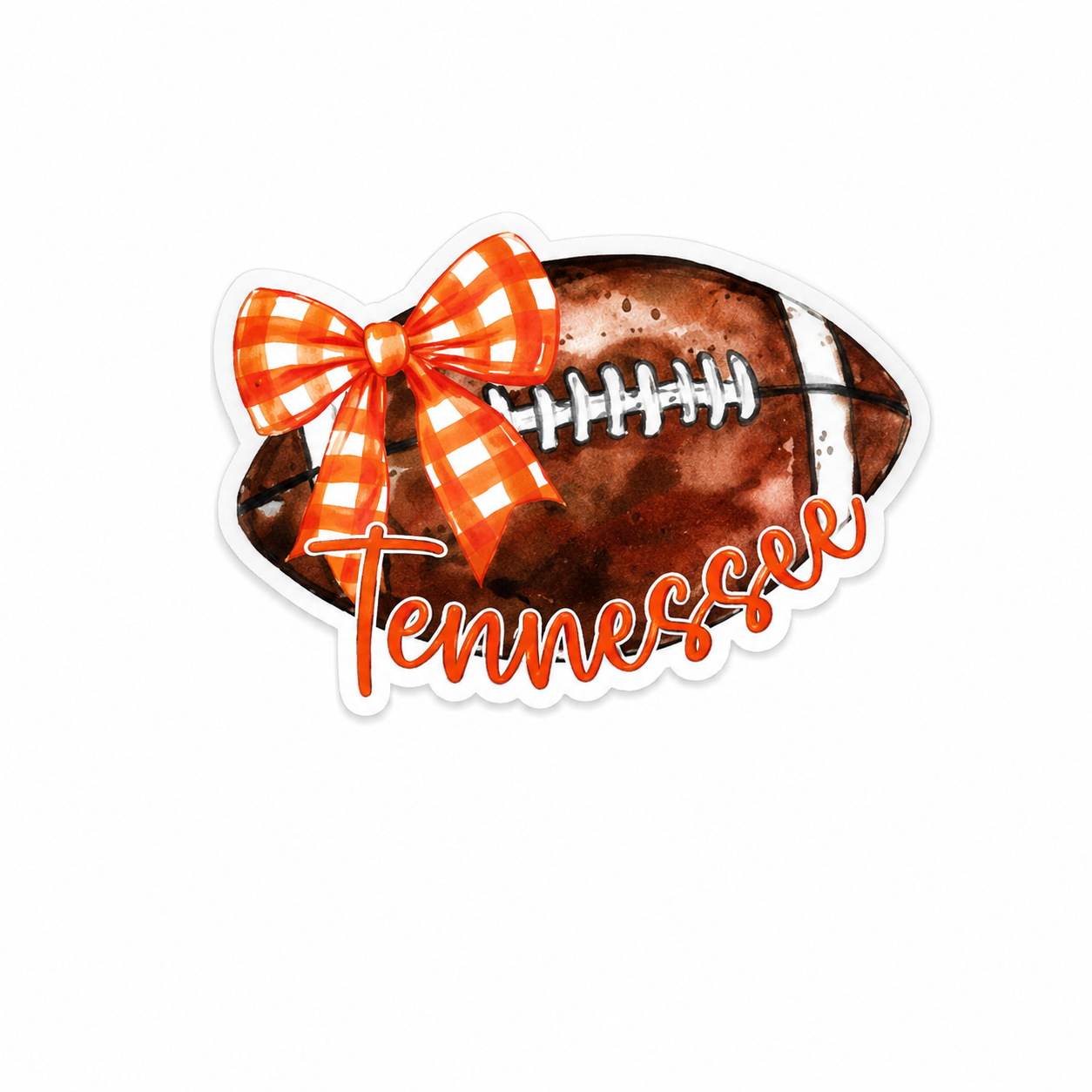 Bow Football | Plastic Add-On - BadgeSmith