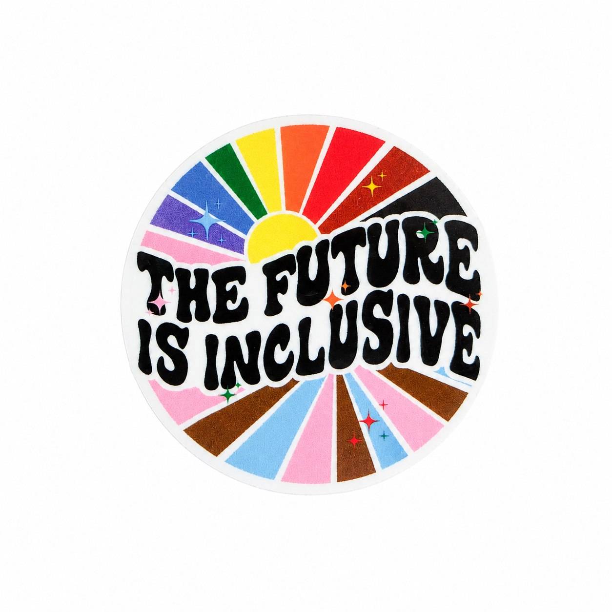 The Future is Inclusive | Plastic Add-On - BadgeSmith
