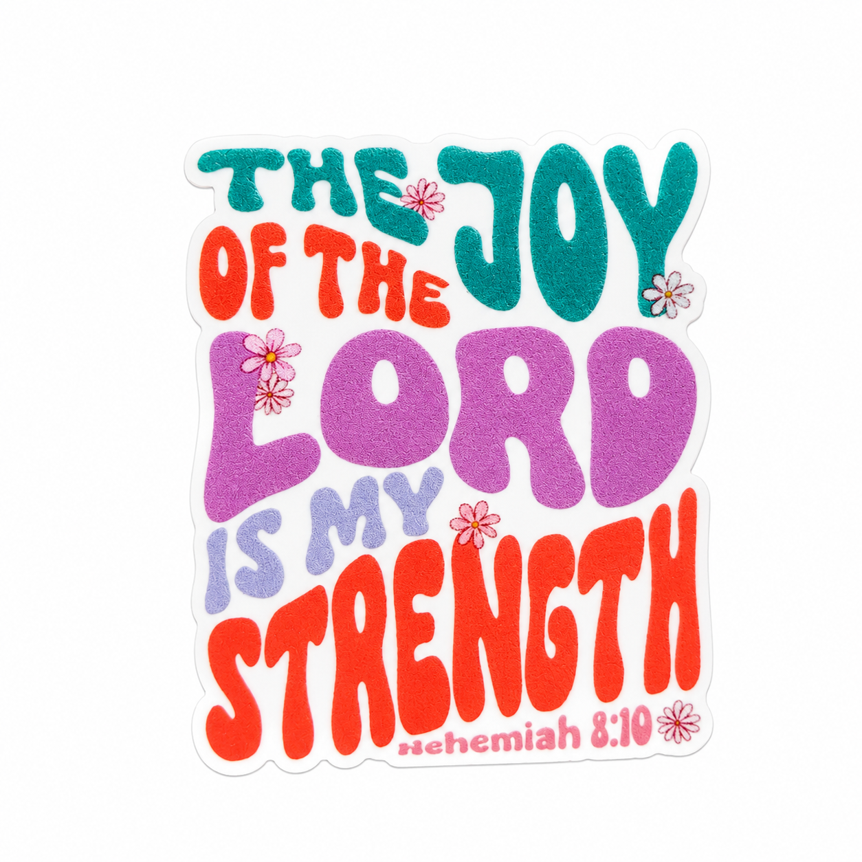 Joy of the Lord is My Strength | Plastic Add-On - BadgeSmith