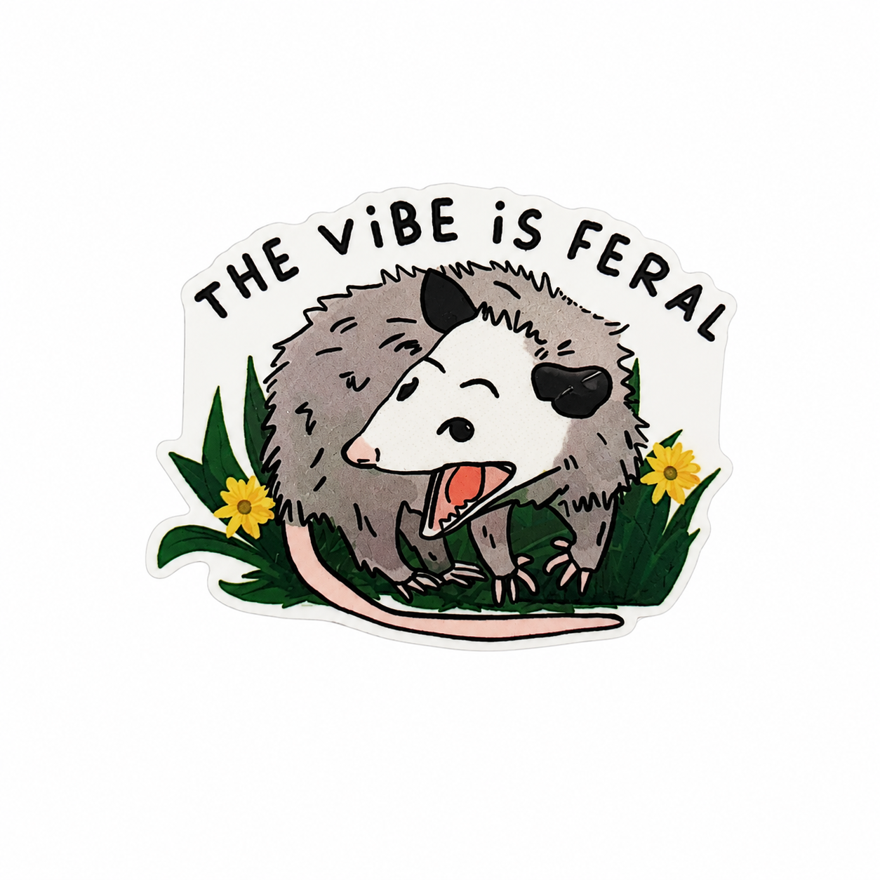 The Vibe Is Feral | Plastic Add-On - BadgeSmith
