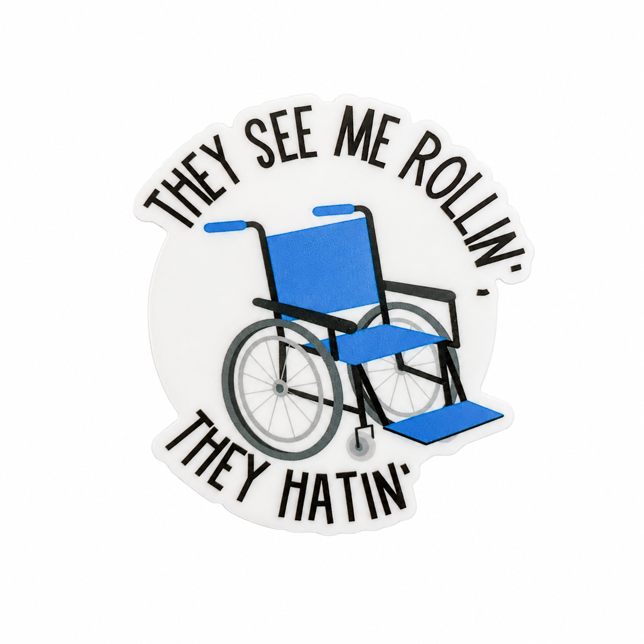 They See Me Rollin' | Plastic Add-On - BadgeSmith