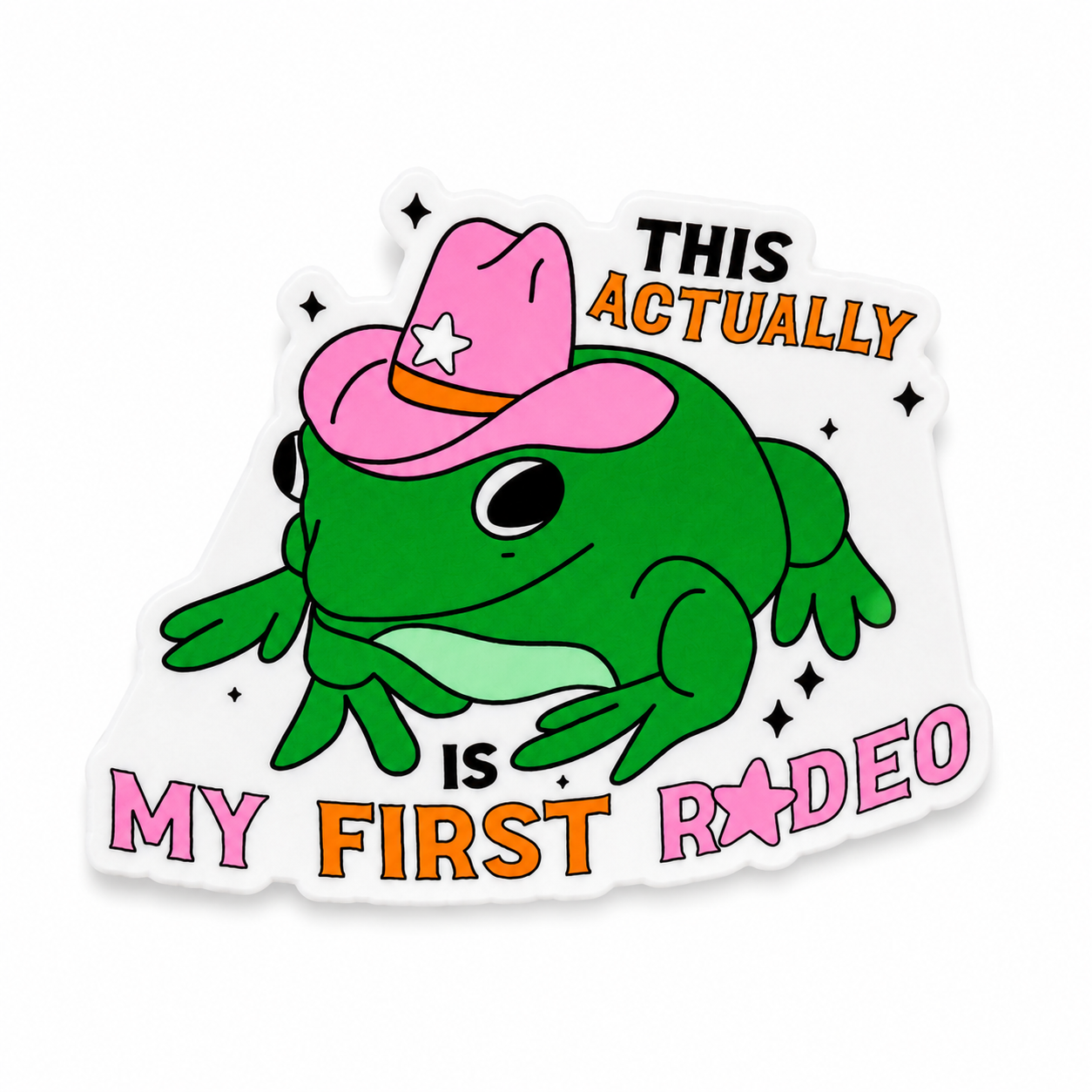 This Actually Is My First Rodeo | Plastic Add-On - BadgeSmith