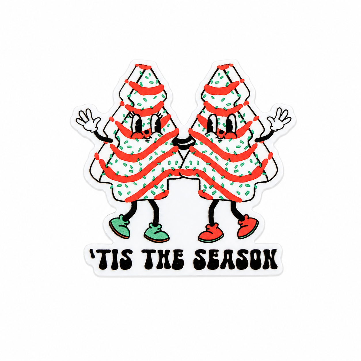 'Tis the Season Christmas Tree | Plastic Add-On - BadgeSmith