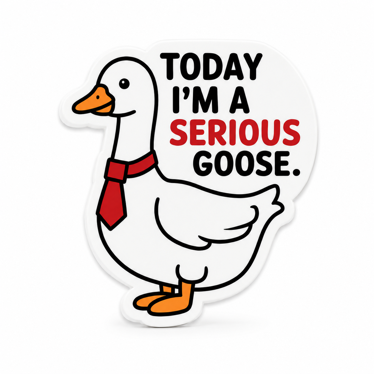 Serious Goose | Plastic Add-On - BadgeSmith