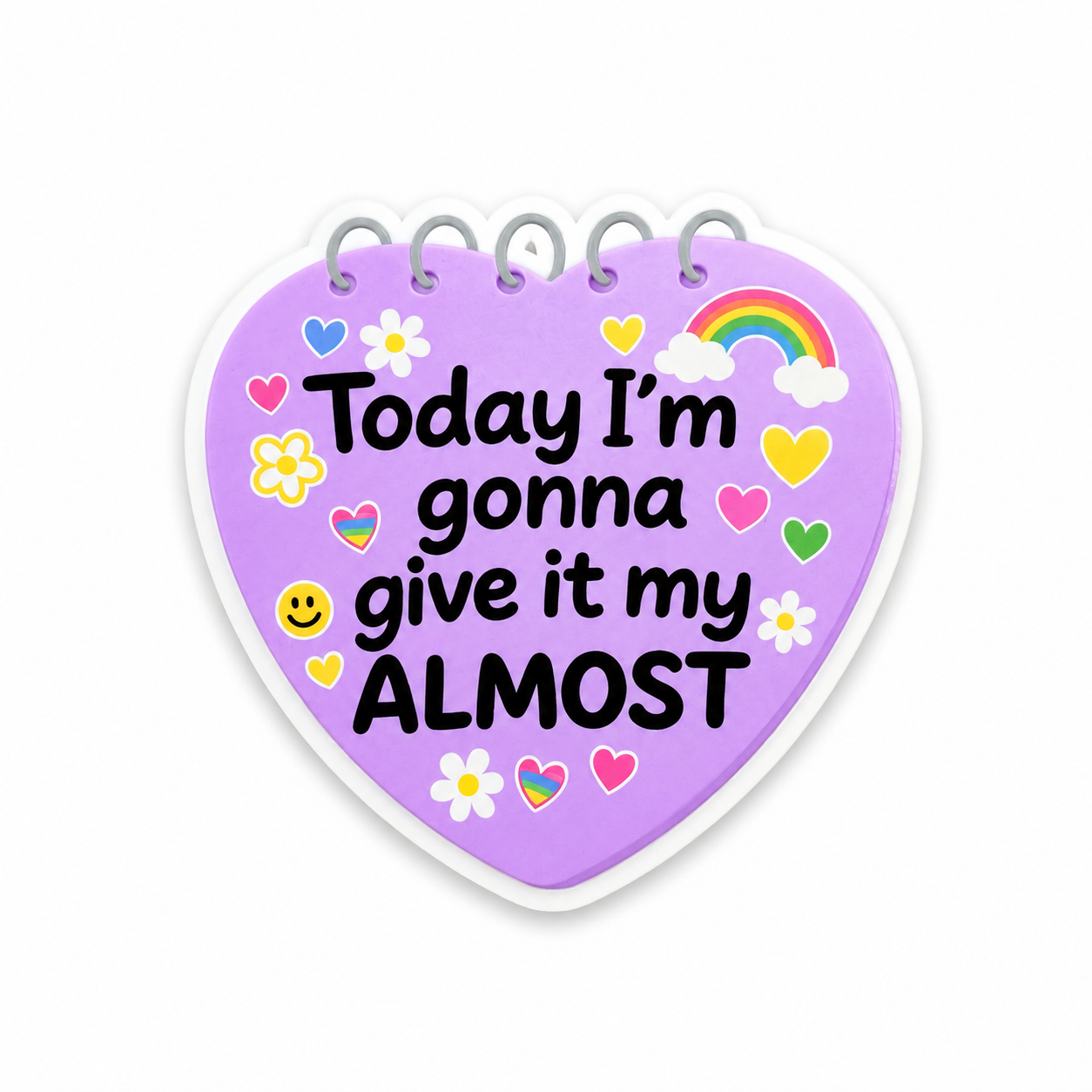 Give It My Almost | Plastic Add-On - BadgeSmith