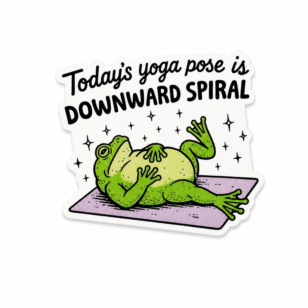 Today's Yoga Pose | Plastic Add-On - BadgeSmith