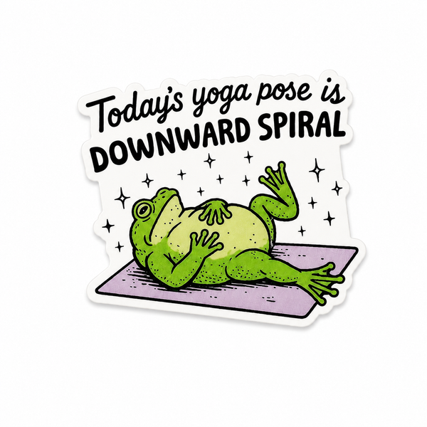 Today's Yoga Pose | Plastic Add-On - BadgeSmith