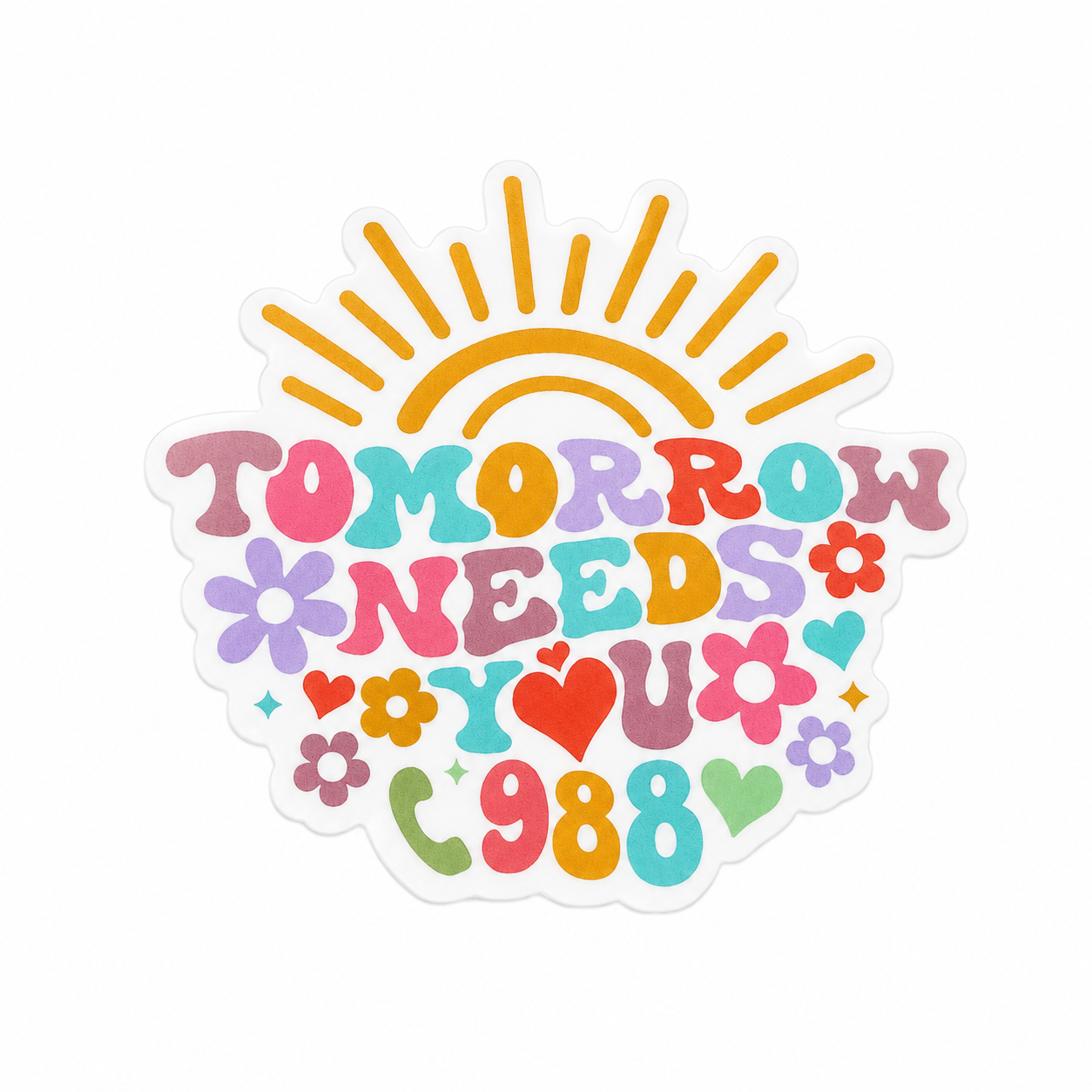 Tomorrow Needs You | Plastic Add-On - BadgeSmith