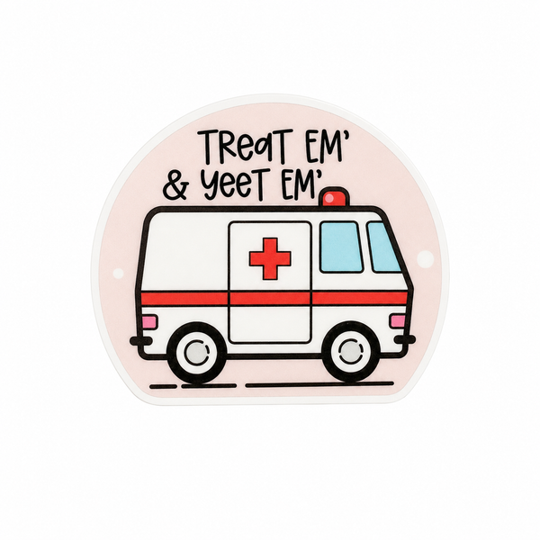 Treat Em' & Yeet Em' | Plastic Add-On - BadgeSmith