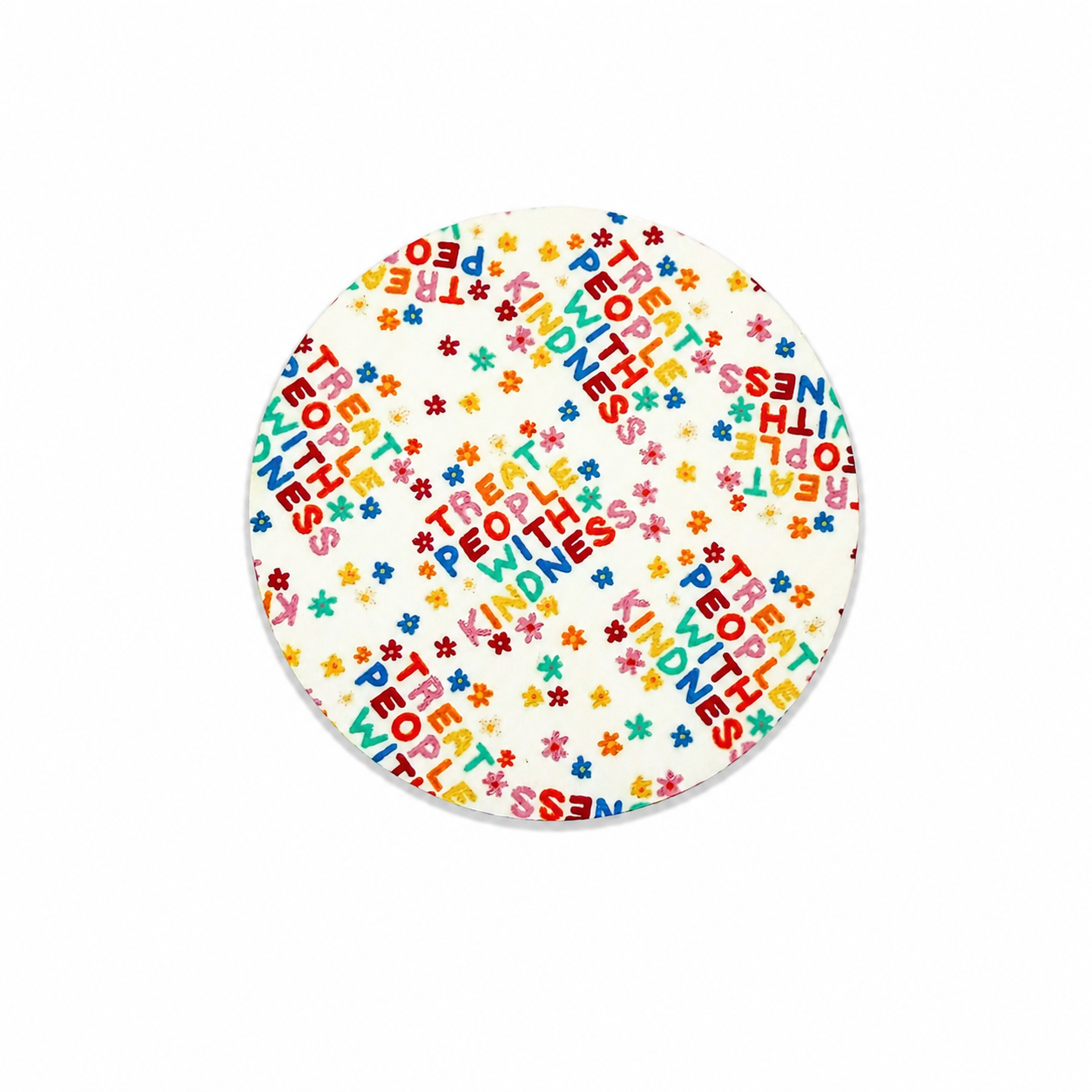 Treat People With Kindness | Hard Board Add-On - BadgeSmith