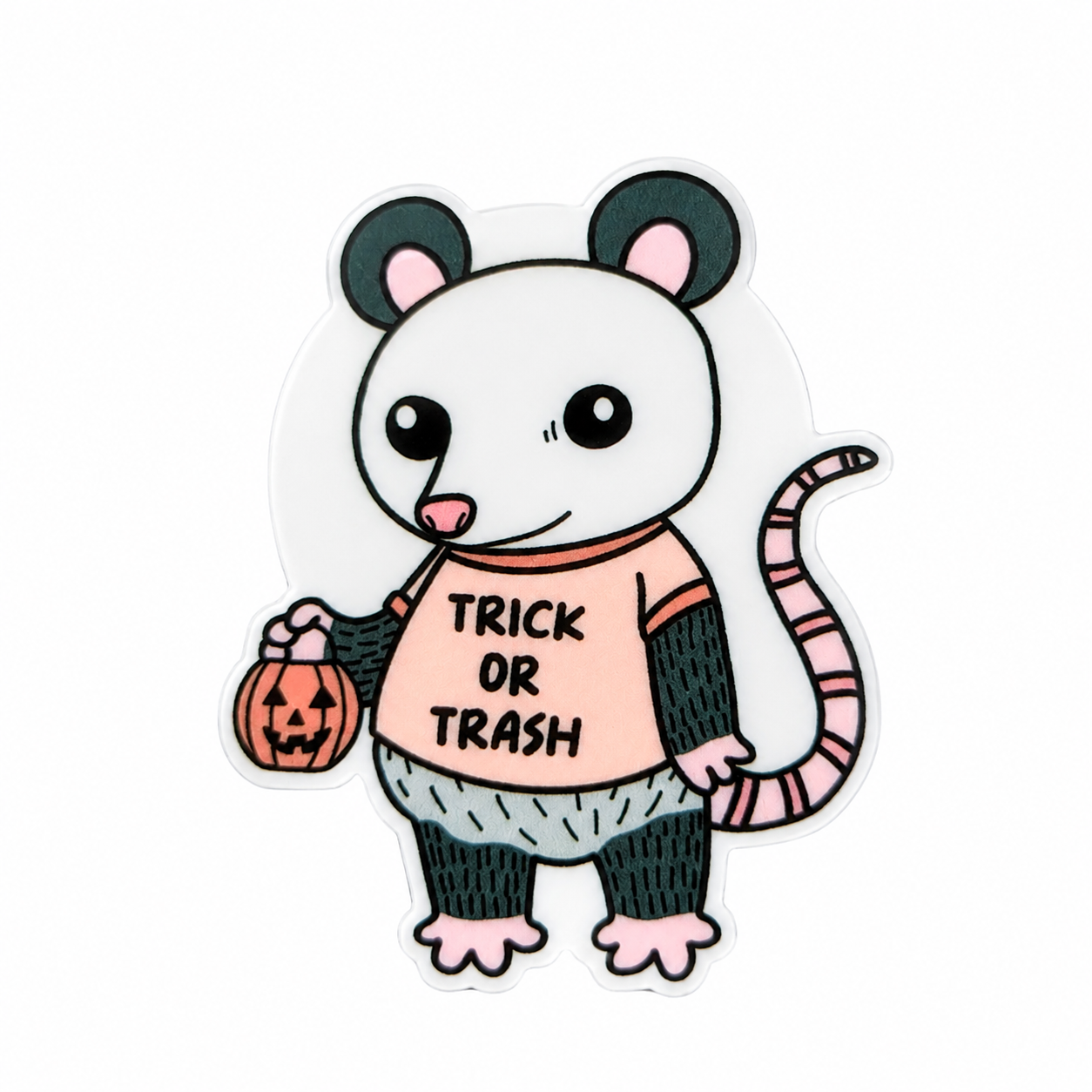 Trick or Trash | Plastic Add-On - BadgeSmith