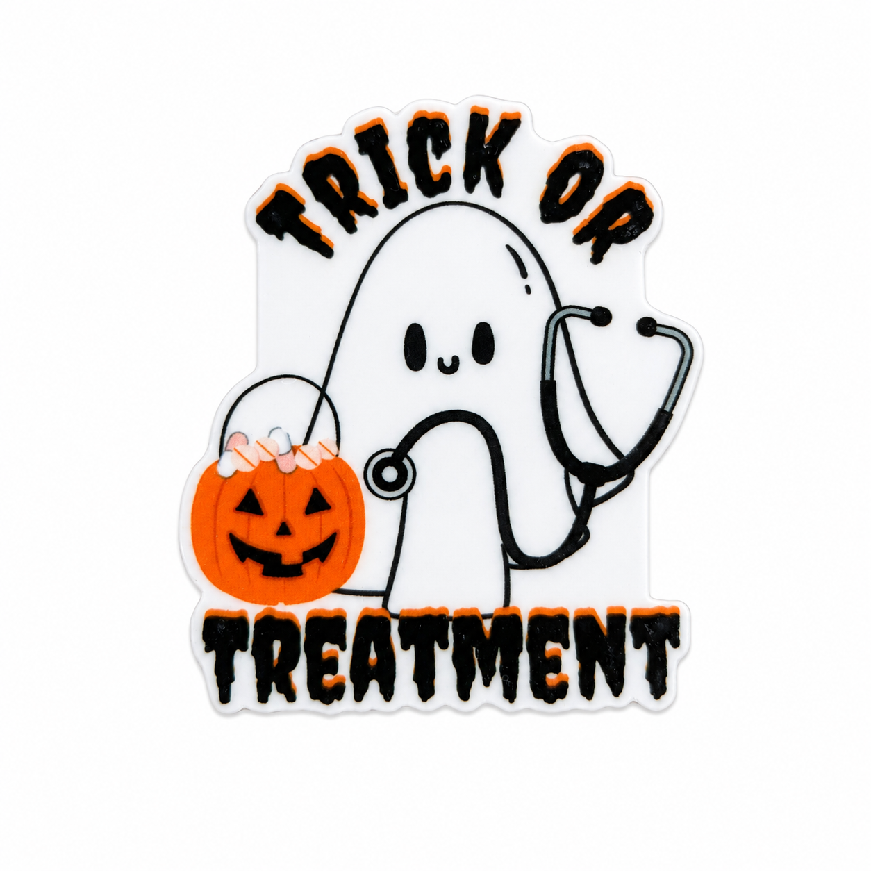 Trick or Treatment | Plastic Add-On - BadgeSmith