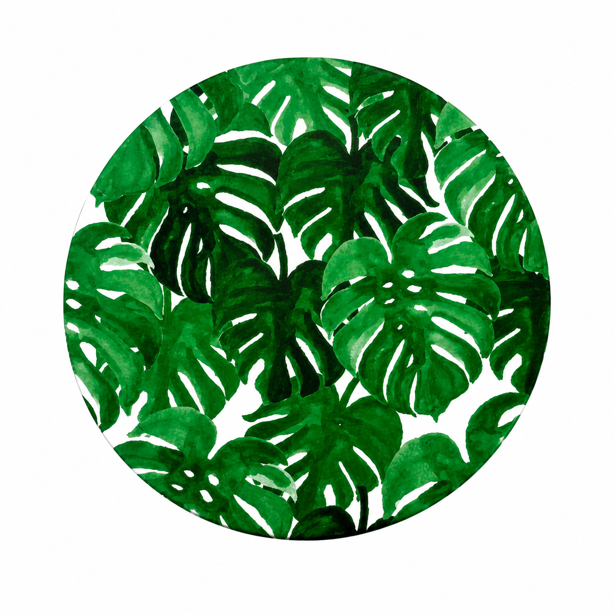 Tropical Monstera | Hard Board Add-On - BadgeSmith