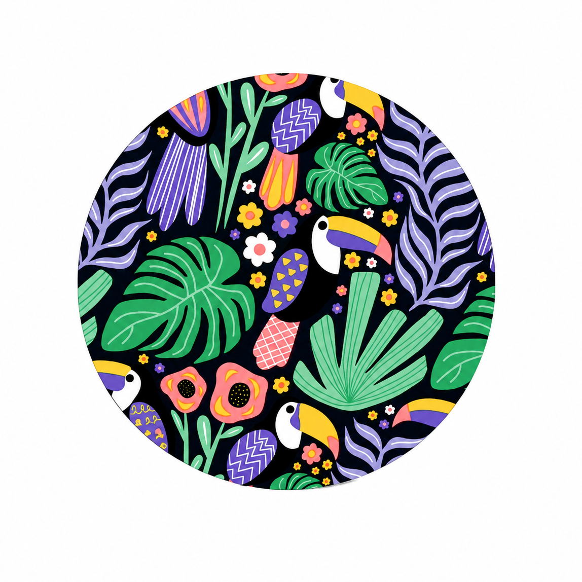 Tropical Toucan | Hard Board Add-On - BadgeSmith