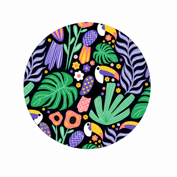 Tropical Toucan | Hard Board Add-On - BadgeSmith