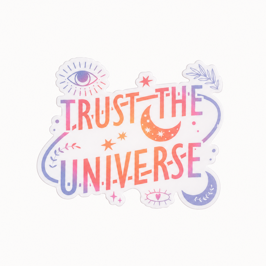 Trust The Universe | Plastic Add-On - BadgeSmith