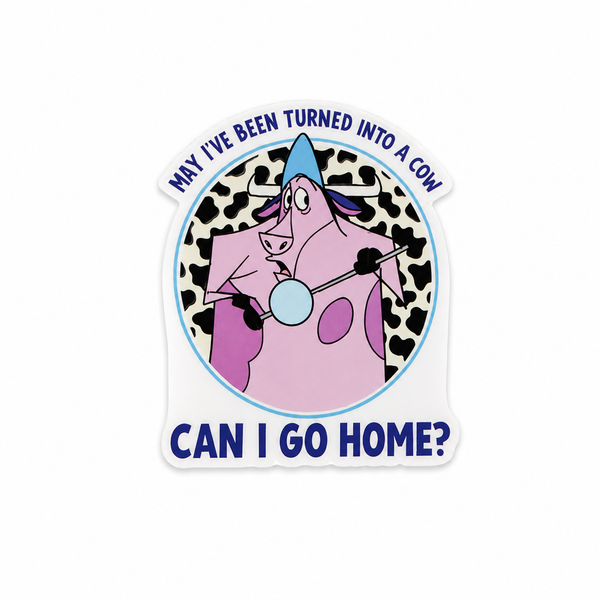 Turned Into a Cow, Emperor's New Groove | Plastic Add-On - BadgeSmith