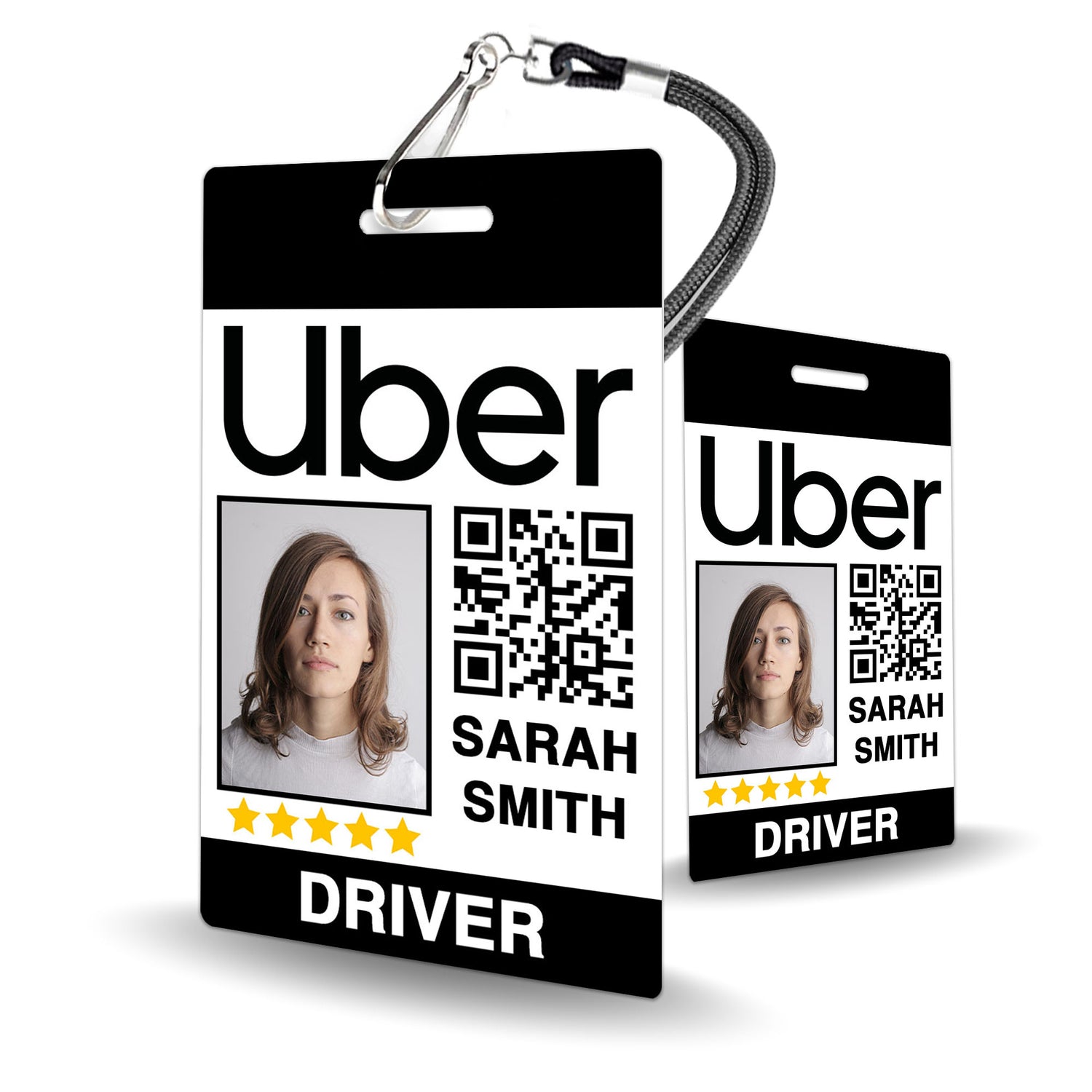 Uber Driver ID Card - BadgeSmith