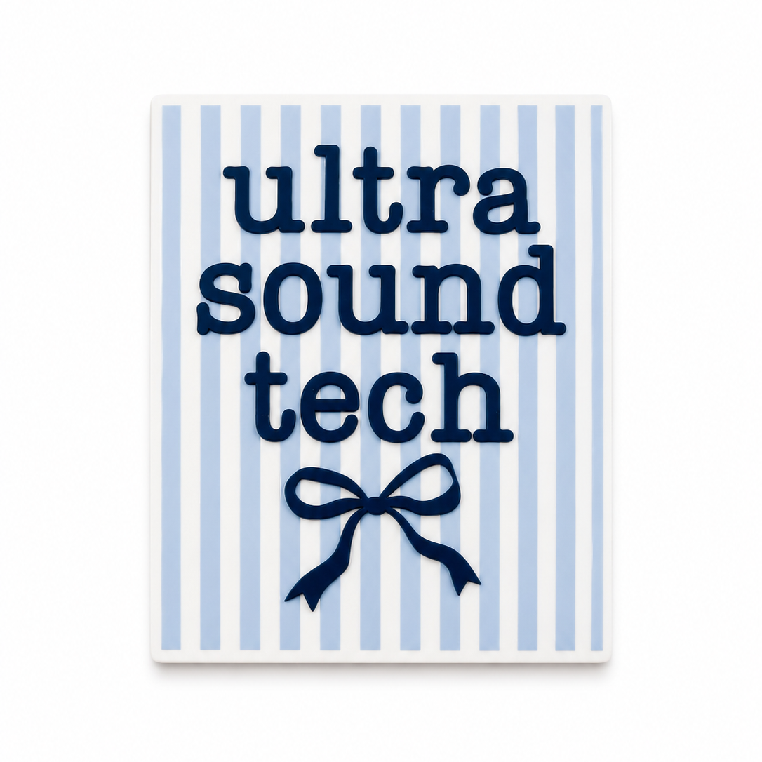Ultrasound Tech | Plastic Add-On - BadgeSmith