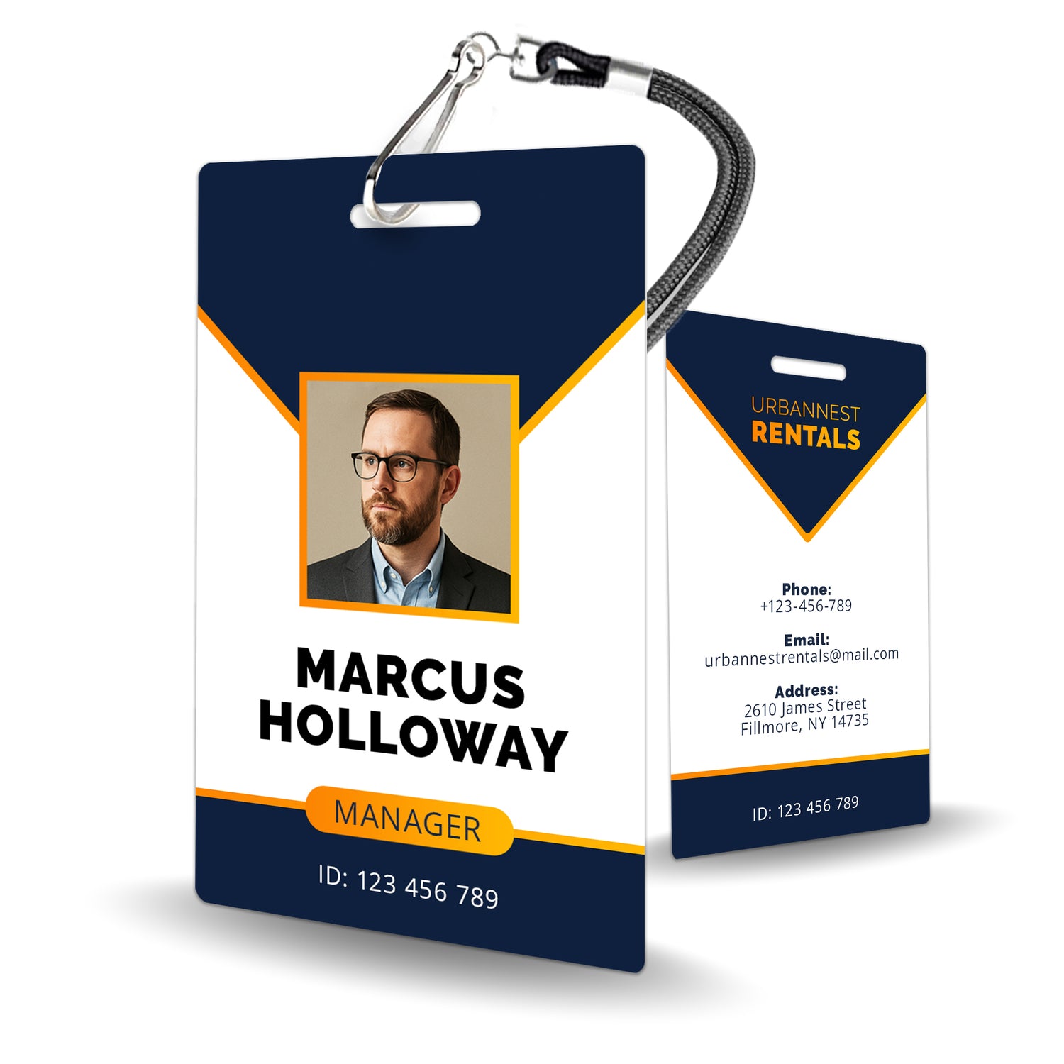 Urban Real Estate Staff Badge Custom - BadgeSmith