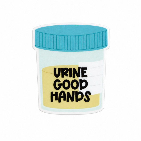Urine Good Hands | Plastic Add-On - BadgeSmith