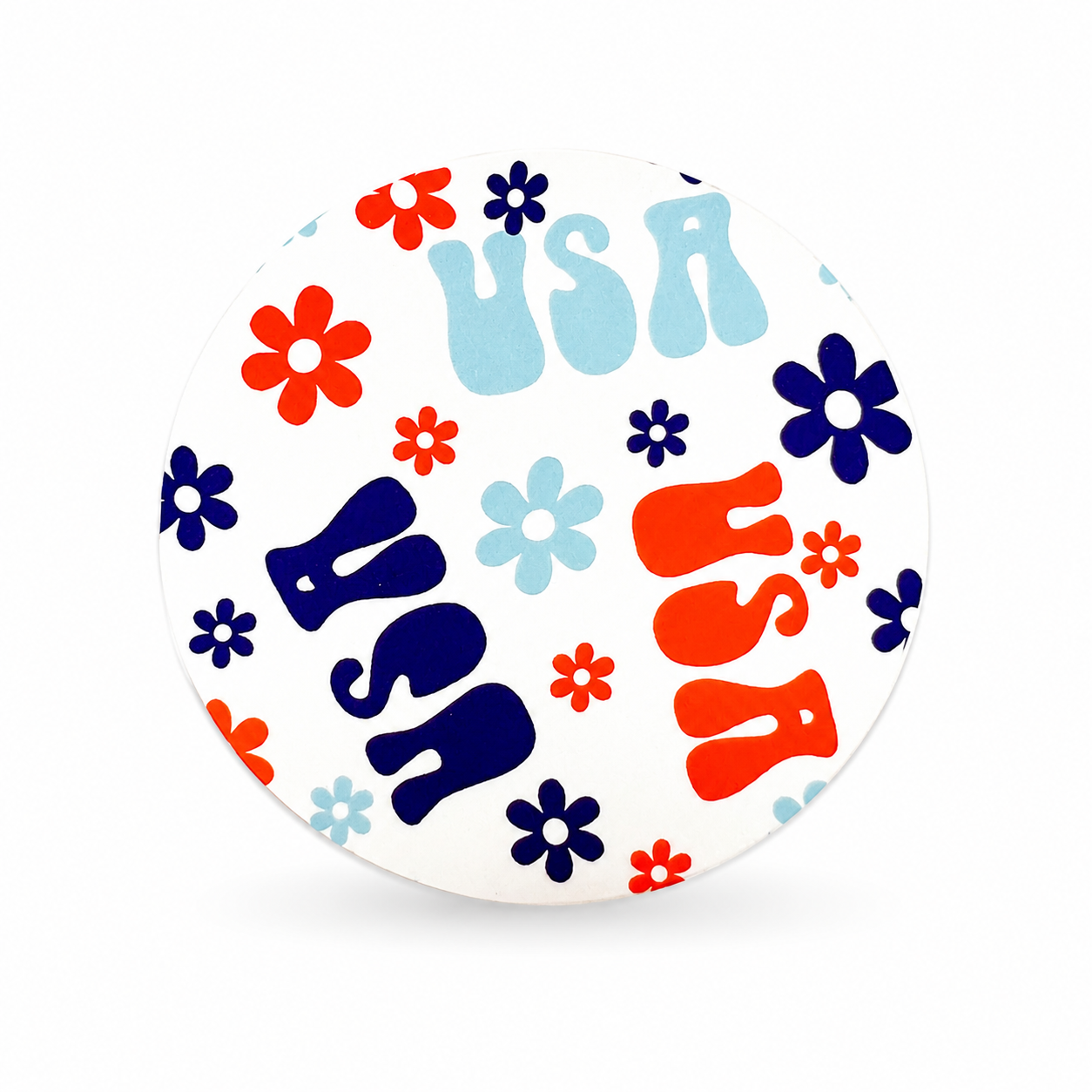 USA Floral | Hard Board Add-On - BadgeSmith
