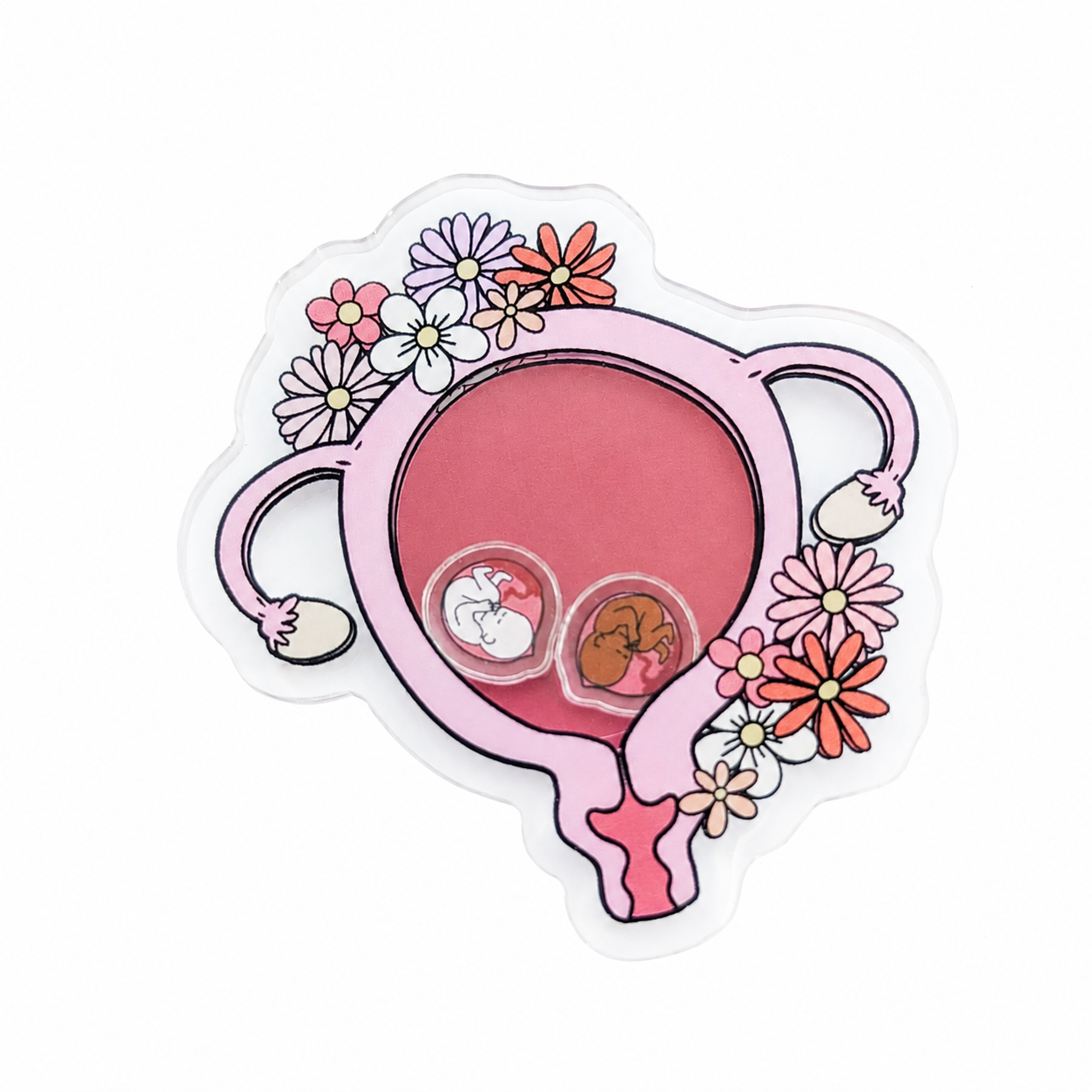 Uterus | Plastic Shaker Add-On - BadgeSmith