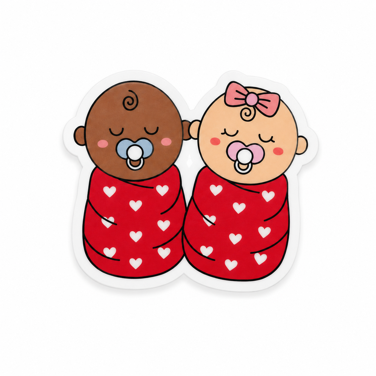 Valentine Babies, Mother Baby | Plastic Add-On - BadgeSmith