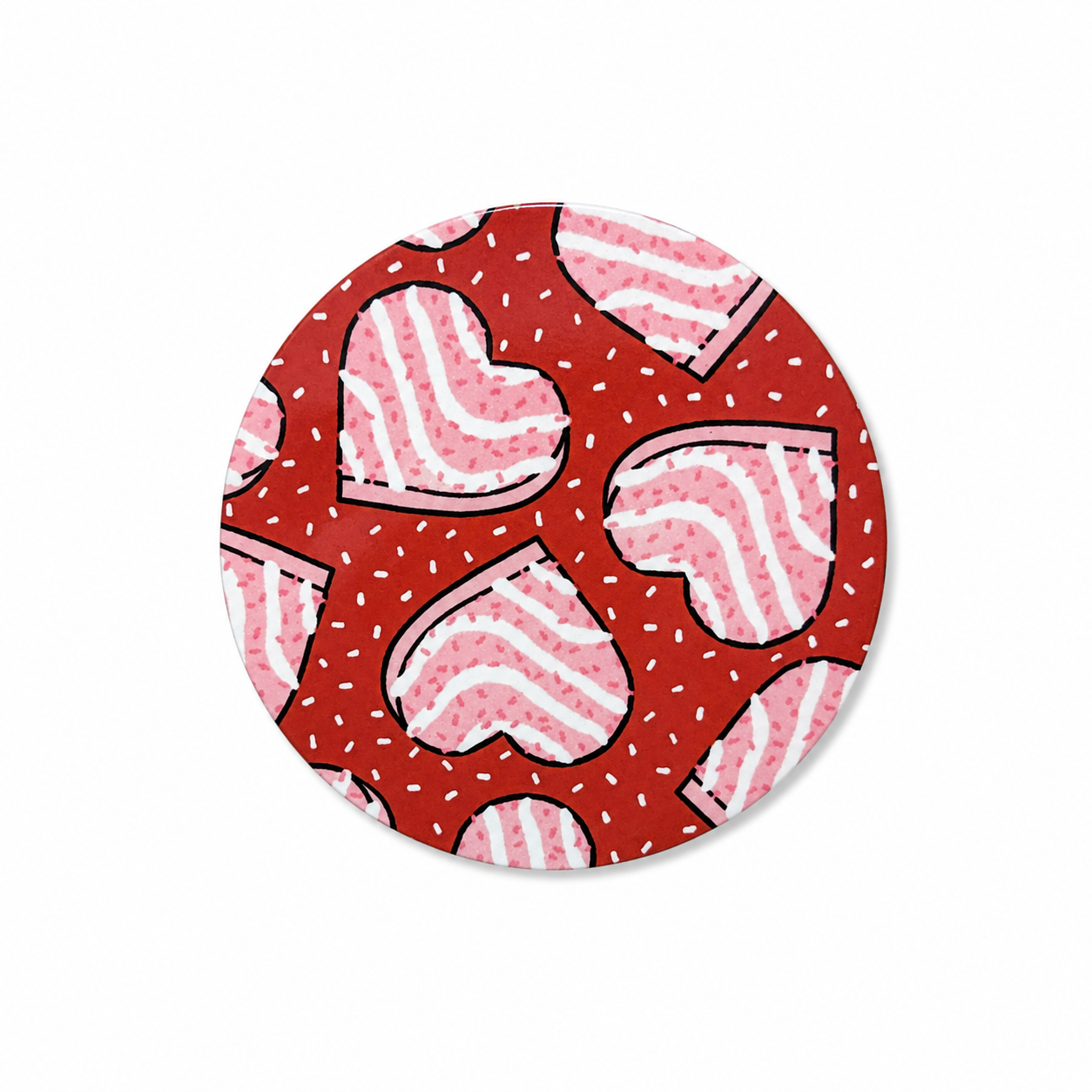 Valentine Heart | Hard Board Add-On - BadgeSmith