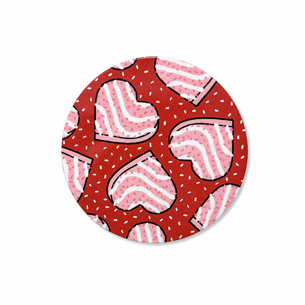 Valentine Heart | Hard Board Add-On - BadgeSmith