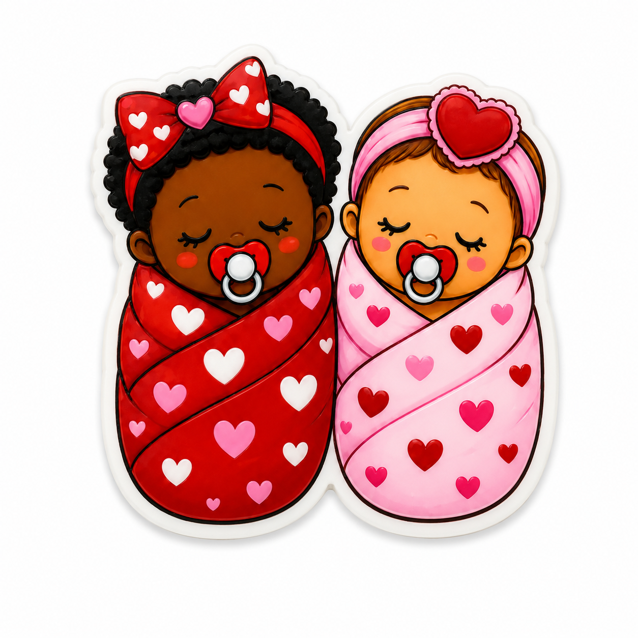 Valentine Babies | Plastic Add-On - BadgeSmith