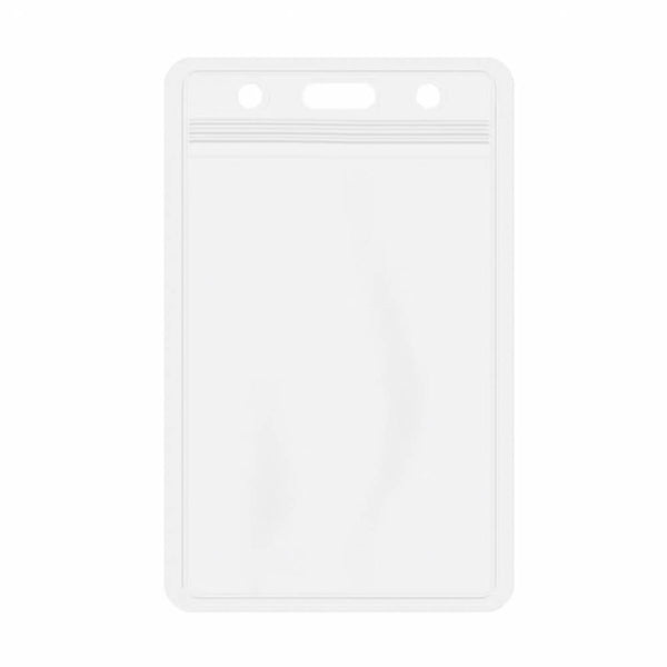 Vertical Plastic Sleeve - BadgeSmith