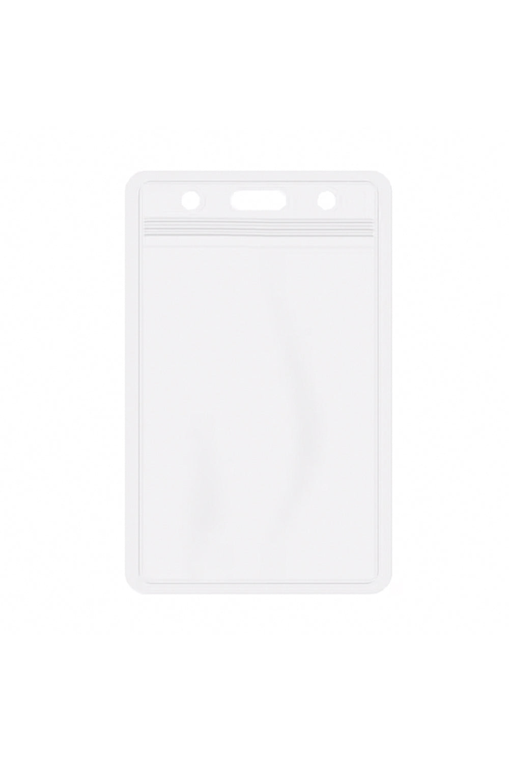 Vertical Plastic Sleeve - BadgeSmith