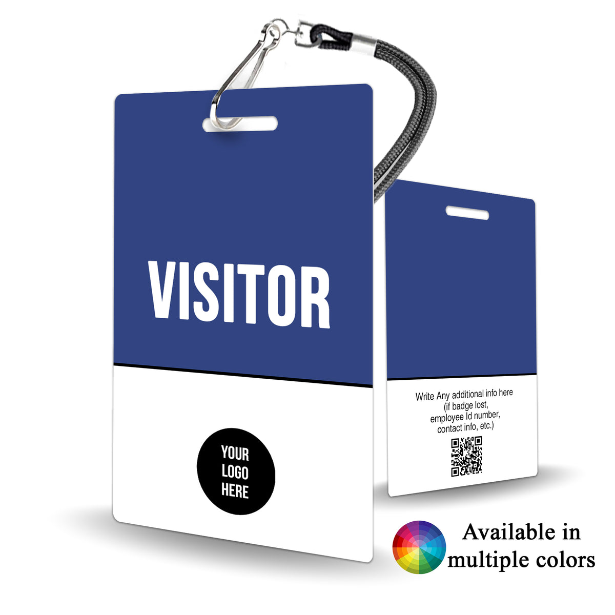 Visitor badge for office multiple colors badgesmith