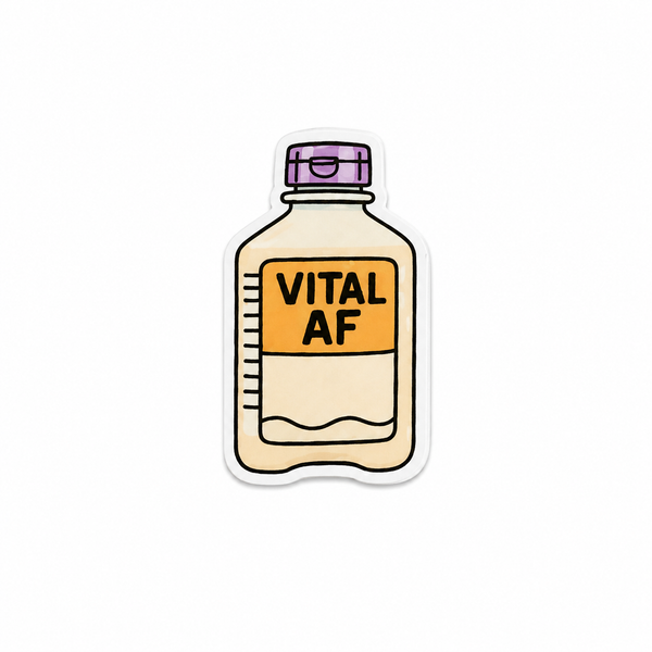 Vital AF | ID Badge Charm - BadgeSmith