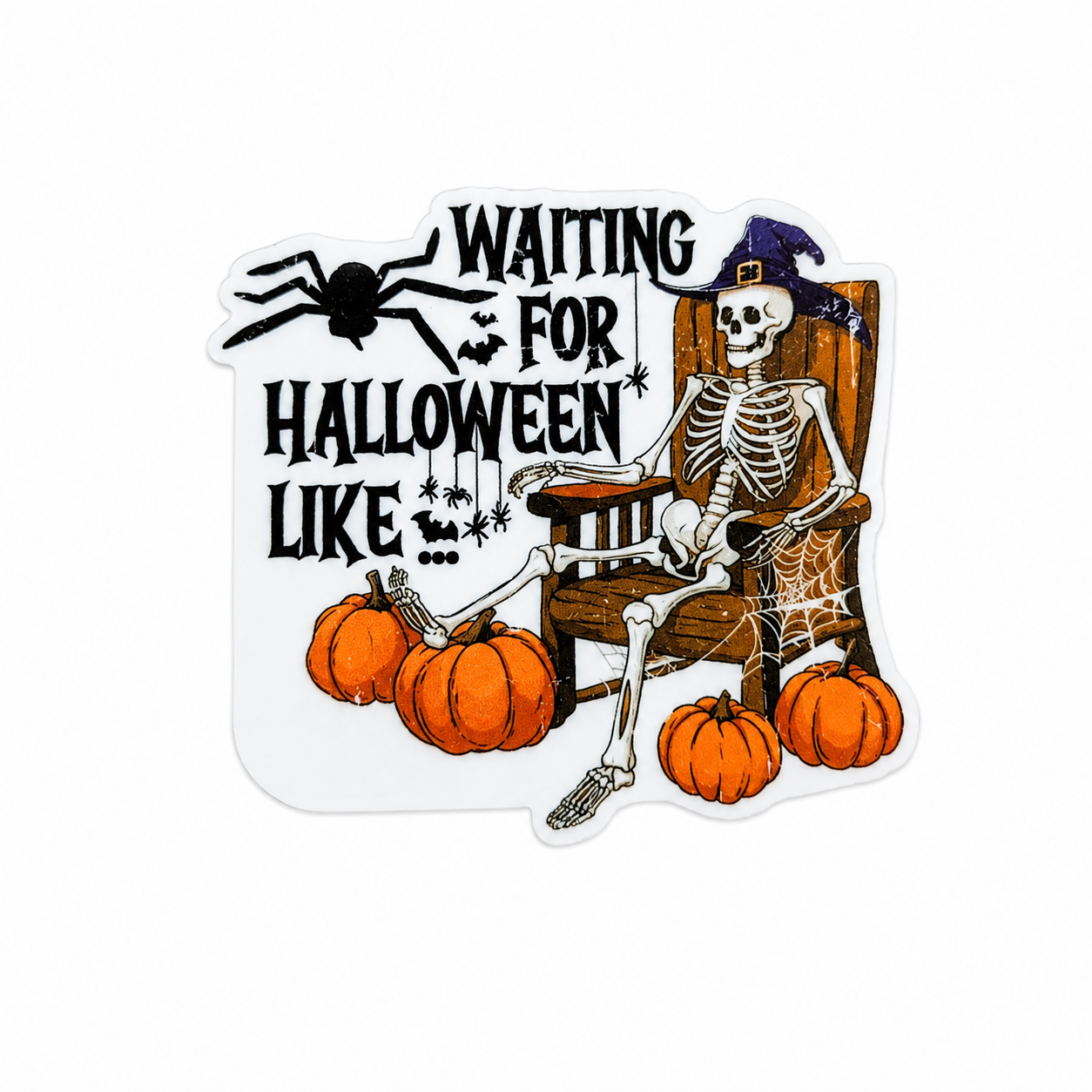 Waiting for Halloween | Plastic Add-On - BadgeSmith