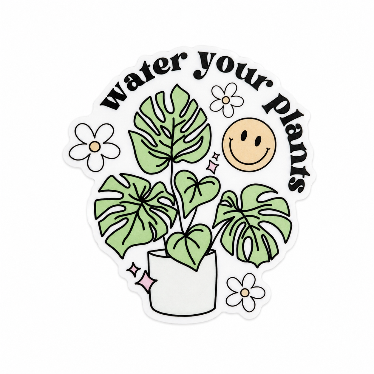 Water Your Plants | Plastic Add-On - BadgeSmith