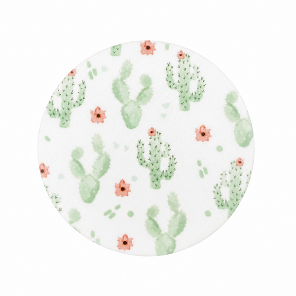 Watercolor Cactus | Hard Board Add-On - BadgeSmith