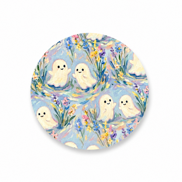 Watercolor Ghosts | Hard Board Add-On - BadgeSmith