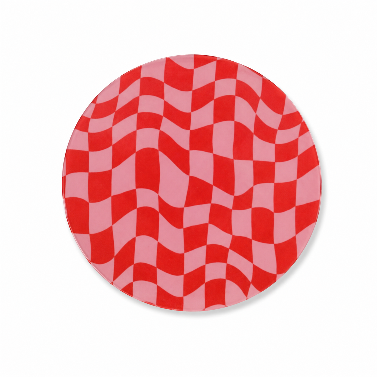 Wavy Checkerboard | Hard Board Add-On - BadgeSmith