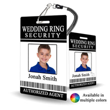 Load image into Gallery viewer, Wedding Ring Security Badge - BadgeSmith
