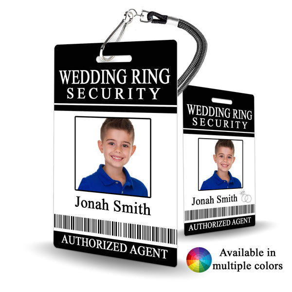 Wedding Ring Security Badge - BadgeSmith