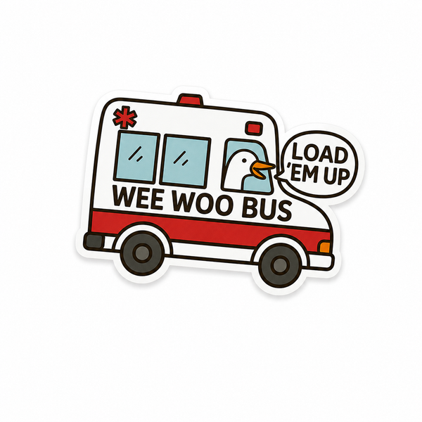 Wee Woo Bus | Plastic Add-On - BadgeSmith